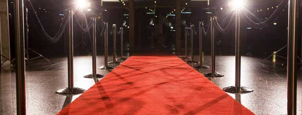 Roll out the red carpet 