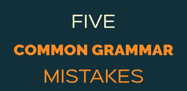 پنج اشتباه رایج گرامری در زبان انگلیسی