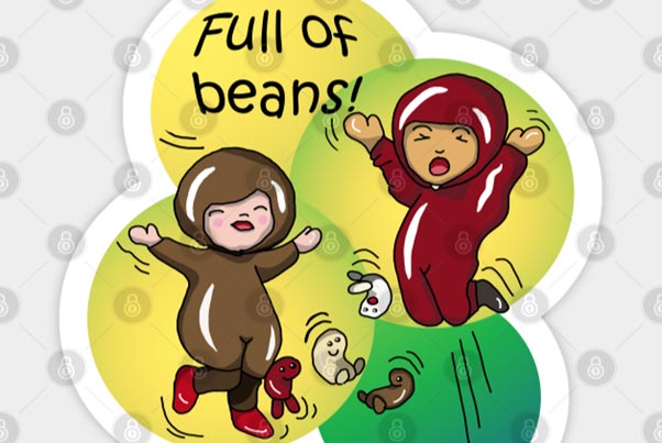 full of beans